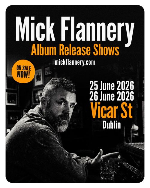 Mick Flannery Album Release Shows Mick Flannery june 2026 tour poster