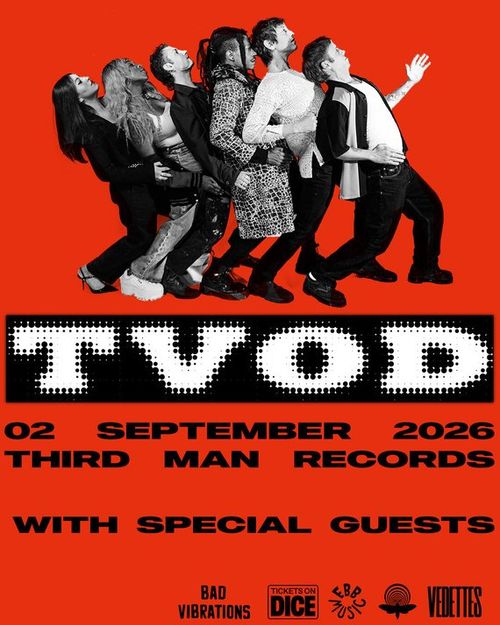 TVOD at THIRD MAN RECORDS on 2 September 2026 gig poster