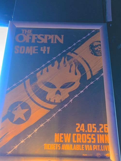 THE OFFSPIN - SOME 41 Some 41, The Offspin at NEW CROSS INN on 24 May 2026 gig poster