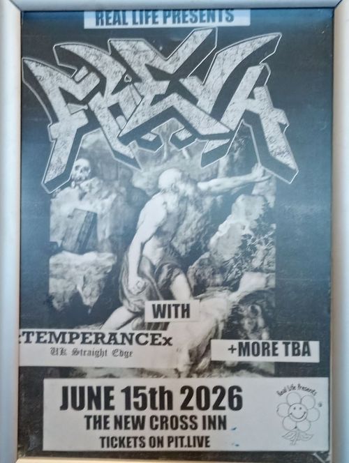 FREYA with TEMPERANCEx TEMPERANCEx, Freya at THE NEW CROSS INN on 15 June 2026 gig poster