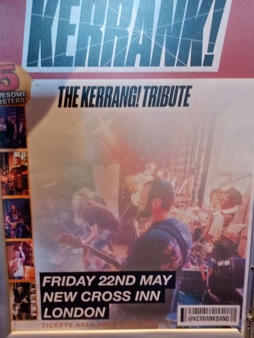THE KERRANG! TRIBUTE KERRANK! at NEW CROSS INN on 22 May 2026 gig poster