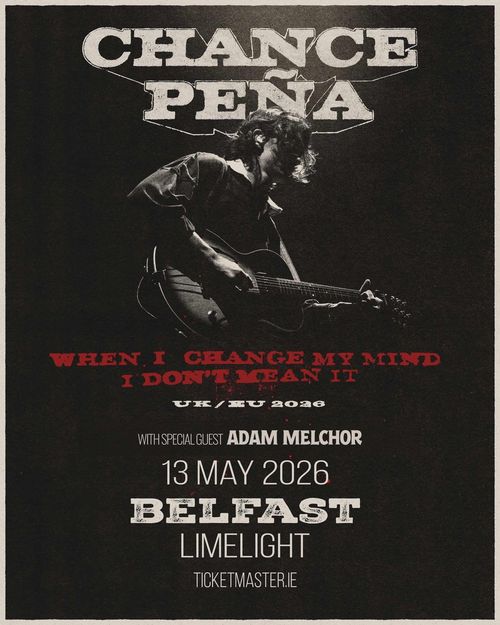 CHANCE PEÑA Adam Melchor at Limelight on 13 May 2026 gig poster