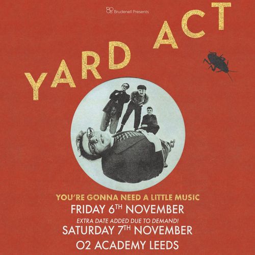 Yard Act november 2026 tour poster