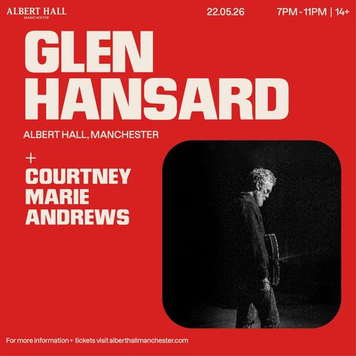 GLEN HANSARD Courtney Marie Andrews at Albert Hall on 22 May 2026 gig poster