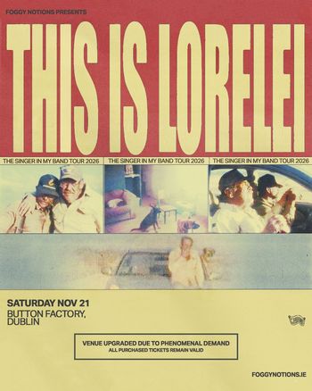 THIS IS LORELEI Lorelei at Button Factory on 21 November 2026 gig poster