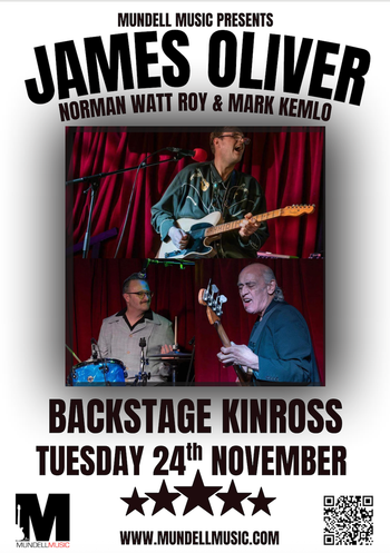 JAMES OLIVER NORMAN WATT ROY, MARK KEMLO at Backstage on 24 November 2026 gig poster