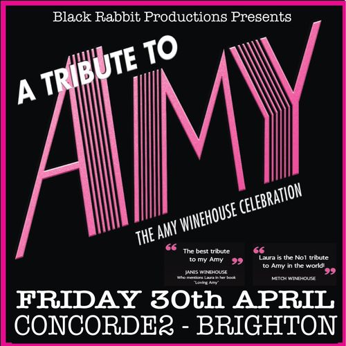 A TRIBUTE TO AMY lau.ra at CONCORDE2 on 30 April 2026 gig poster