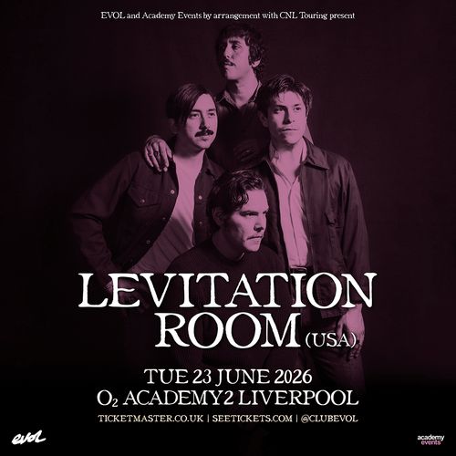 LEVITATION ROOM (USA) Levitation Room at O2 ACADEMY2 on 23 June 2026 gig poster
