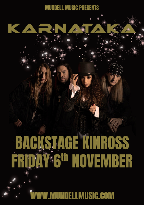 KARNATAKA at Backstage on 6 November 2026 gig poster