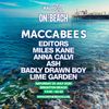 RADIO X ON THE BEACH Editors, Miles Kane, Ash, Badly Drawn Boy, Lime Garden, Anna Calvi, Dissident Prophet gig poster