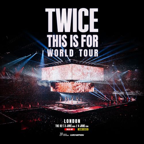 TWICE THIS IS FOR WORLD TOUR TWICE june 2026 tour poster