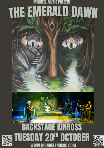 THE EMERALD DAWN at Backstage on 20 October 2026 gig poster