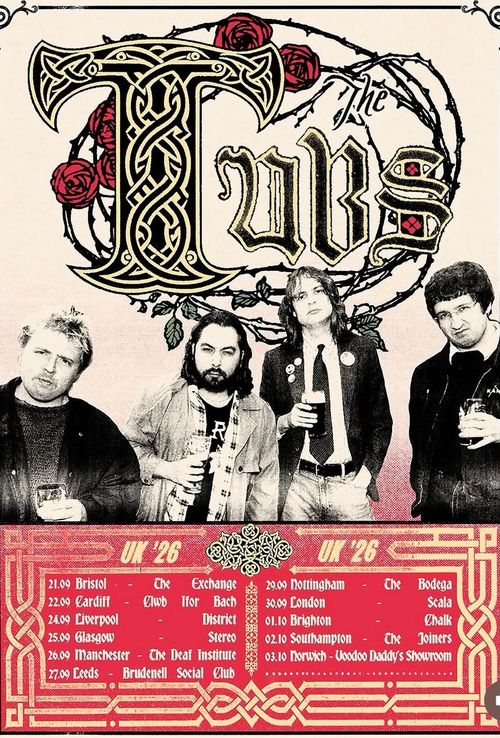 The Tubs UK '26 The Tubs september 2026 to october 2026 tour poster