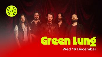 Green Lung at Roundhouse on 16 December 2026 gig poster
