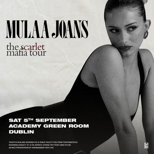 MULAA JOANS - the scarlet mafia tour Mulaa Joans at Academy Green Room on 5 September 2026 gig poster