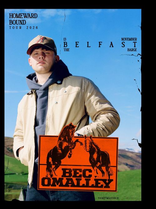 BEC O'MALLEY - HOMEWARD BOUND TOUR 2026 Bec O'Malley at THE BARGE on 13 November 2026 gig poster
