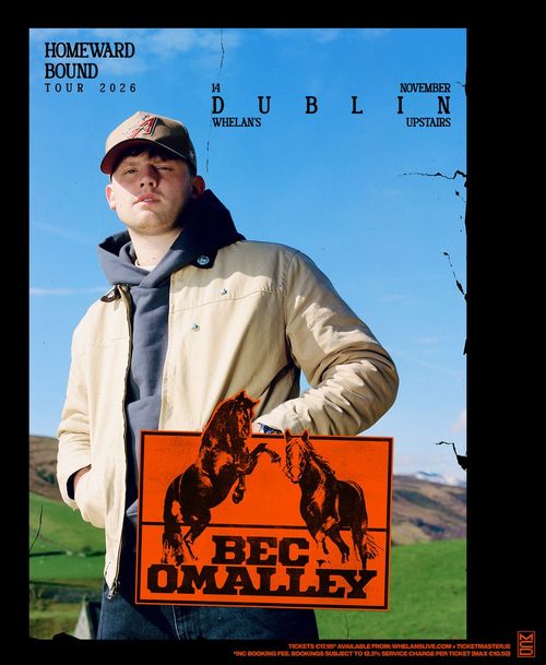 BEC O'MALLEY - HOMEWARD BOUND TOUR 2026 Bec O'Malley at Whelan's on 14 November 2026 gig poster