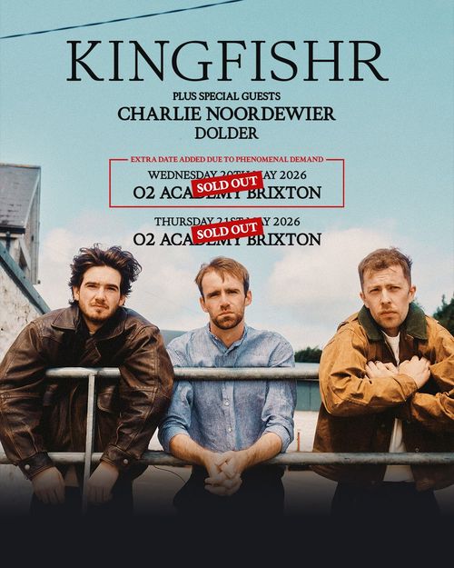KINGFISHER Charlie Noordewier, DOLDER may 2026 tour poster