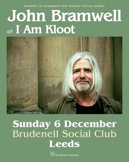 John Bramwell of I Am Kloot John Bramwell at Brudenell Social Club on 6 December 2026 gig poster