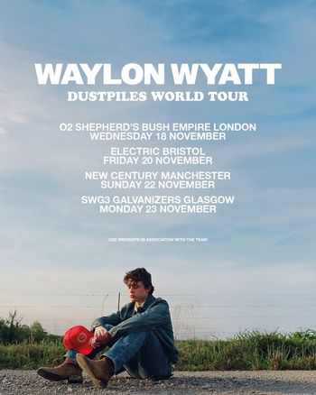 Waylon Wyatt Dustpiles World Tour Waylon Wyatt at Electric on 20 November 2026 gig poster