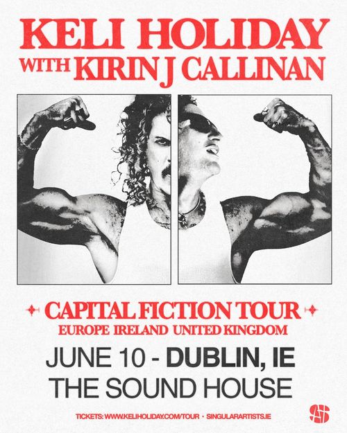 KELI HOLIDAY with KIRIN J CALLINAN Kirin J Callinan, Keli Holiday at THE SOUND HOUSE on 10 June 2026 gig poster