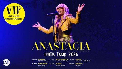 ANASTACIA #NTK Tour 2026 Anastacia september 2026 tour poster