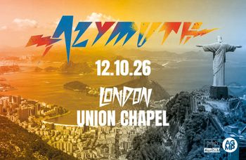 Azymuth at Union Chapel on 12 October 2026 gig poster