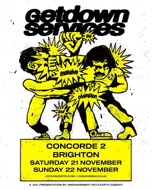 Get Down Services the Gemini Massive Champion Tour Getdown Services november 2020 tour poster