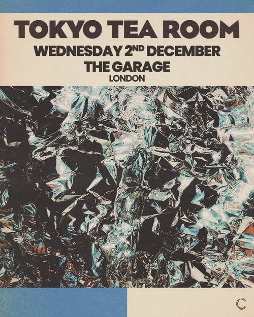 TOKYO TEA ROOM at THE GARAGE on 2 December 2026 gig poster