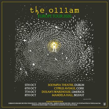 the olllam EUROPE TOUR 2026 the olllam october 2026 tour poster