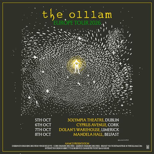 the olllam EUROPE TOUR 2026 the olllam october 2026 tour poster