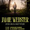 JAMIE WEBSTER 2026 UK & AUS TOUR Jamie Webster gig poster