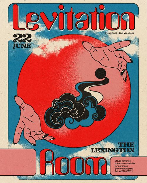 Levitation Room at The Lexington on 22 June 2026 gig poster