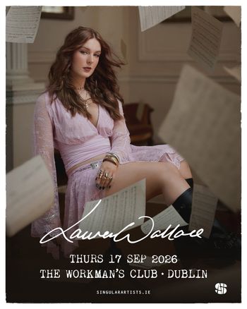 Lauren Wallace at The Workman's Club on 17 September 2026 gig poster