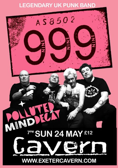 POLLUTED MIND DECAY at Cavern on 24 May 2026 gig poster