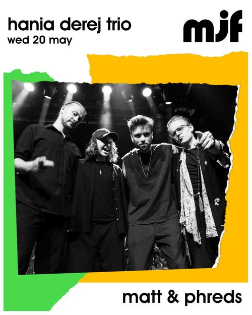 hania derej trio at matt & phreds on 20 May 2026 gig poster