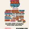 ALLDAY INDIE DAYPARTY Oasis, Florence + the Machine, Rizzle Kicks, Example, Foals, Wolf Alice, Yard Act, The 1975, Bloc Party, Radiohead, The Libertines, Mumford & Sons, The Strokes, Bastille, Arctic Monkeys, Bombay Bicycle Club, Sports Team, Sam Fender, Fontaines D.C., Two Door Cinema Club, alt‐J, The Klaxons gig poster