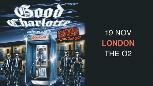 Good Charlotte with special guests Yellowcard Good Charlotte, Yellowcard at The O2 on 19 November 2026 gig poster