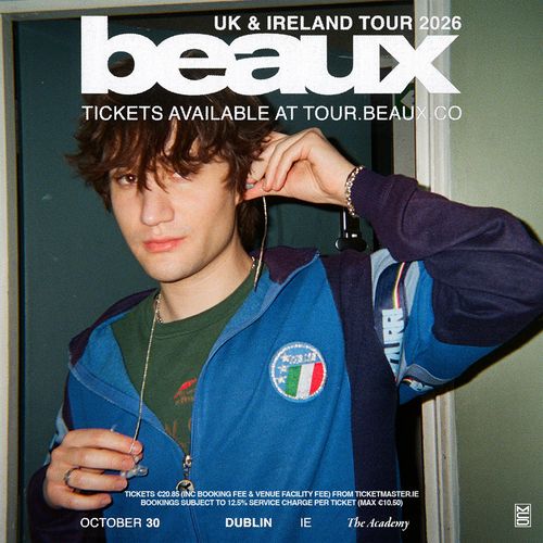 beaux UK & IRELAND TOUR 2026 beaux at The Academy on 30 October 2026 gig poster