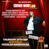 CROWD WORKING Kane Brown gig poster