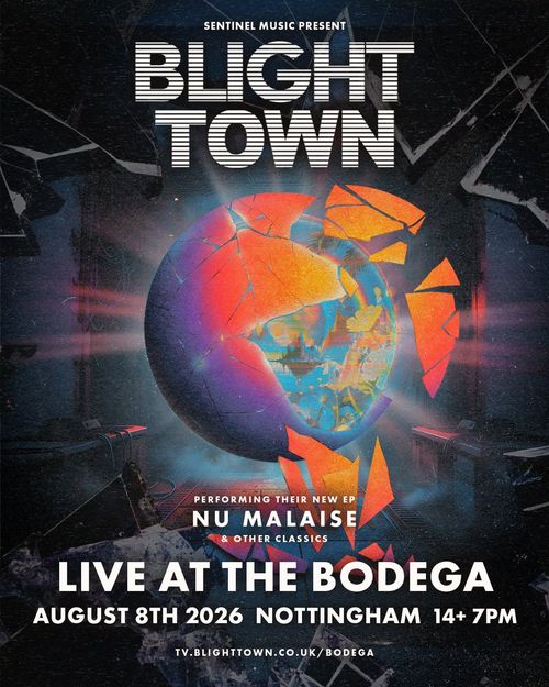 BLIGHT TOWN at THE BODEGA on 8 August 2026 gig poster