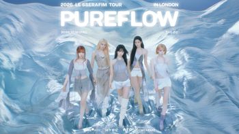 2026 LE SSERAFIM TOUR - PURE FLOW LE SSERAFIM at THE O2 on 16 October 2026 gig poster