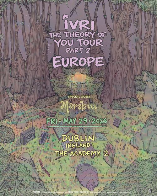 Ívri - The Theory of You Tour Part 2 Marshell, Ívri at The Academy 2 on 29 May 2026 gig poster