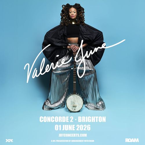 Valerie June at Concorde 2 on 1 June 2026 gig poster
