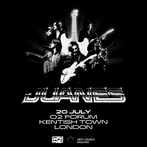 JUANES at 02 FORUM on 20 July 2026 gig poster