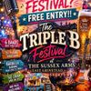 The Triple B Festival at The Sussex Arms 6 Bands gig poster