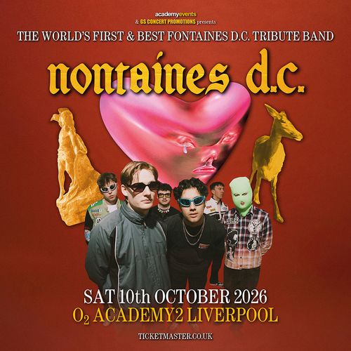 nontaines d.c. at O2 ACADEMY2 on 10 October 2026 gig poster