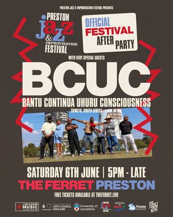 BCUC - Official Festival After Party BCUC at The Ferret on 6 June 2026 gig poster