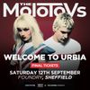 THE MoLoToVs - WELCOME TO URBIA The Molotovs gig poster