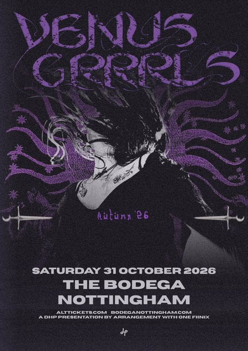 VENUS GRRRLS at THE BODEGA on 31 October 2026 gig poster